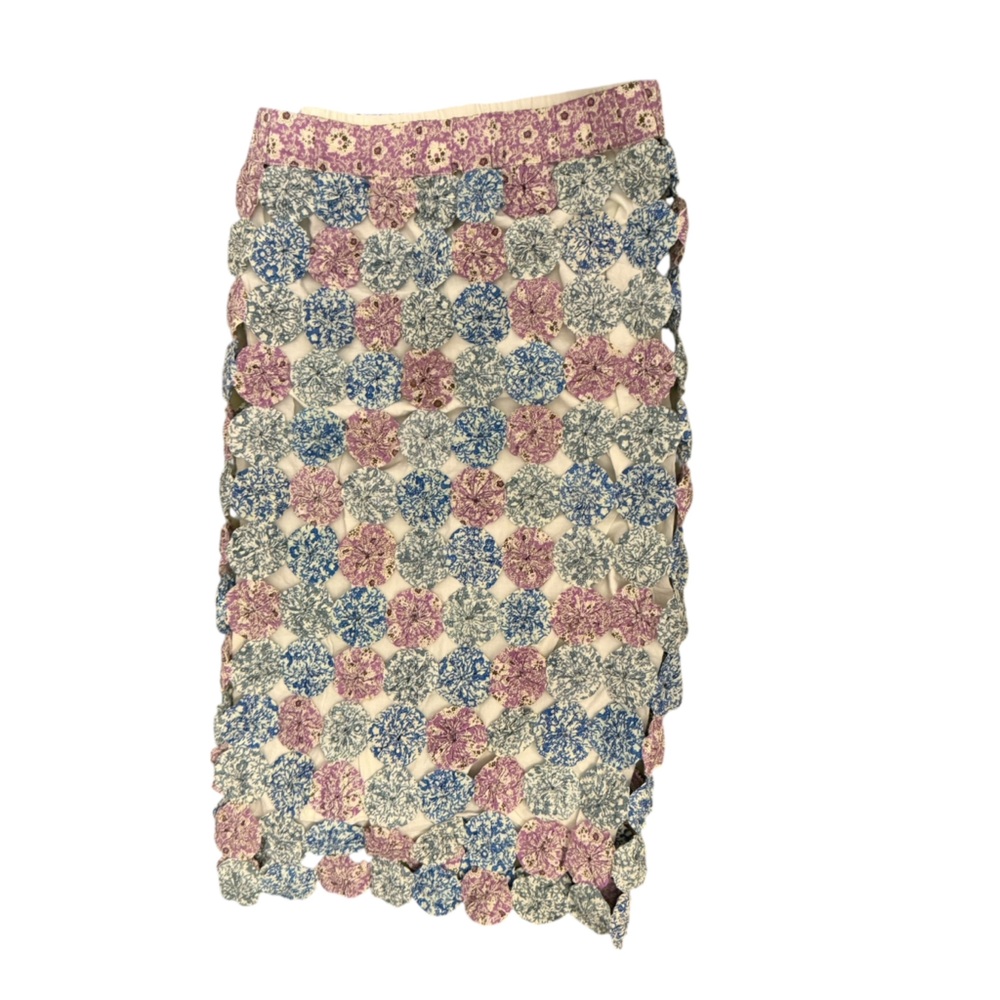 Sea New York Yo Yo Quilted Patchwork Skirt - Multicolor - Picture 3 of 5